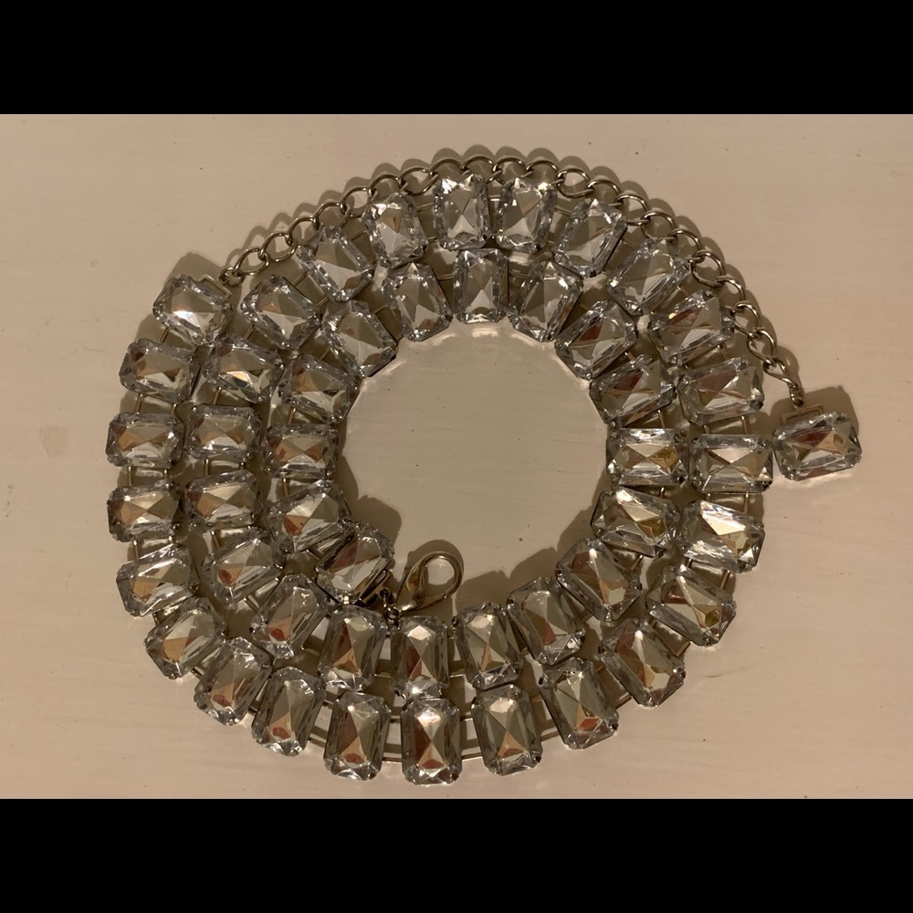 Express Rhinestone Chain Belt